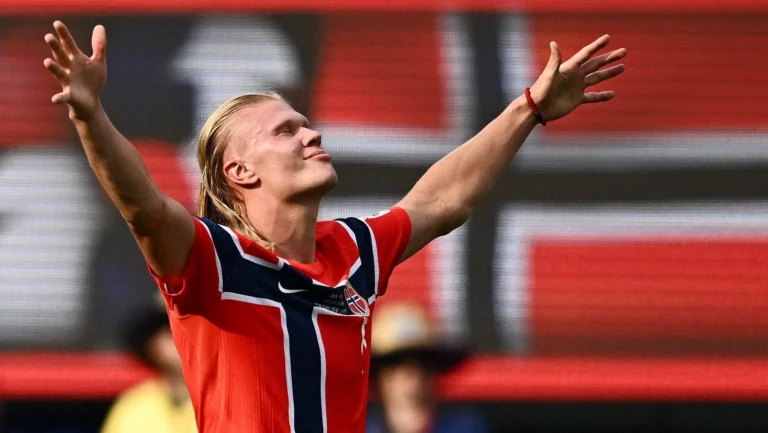 VÍDEO: concurso de sósias de Haaland agita pré-jogo de Noruega x Inglaterra