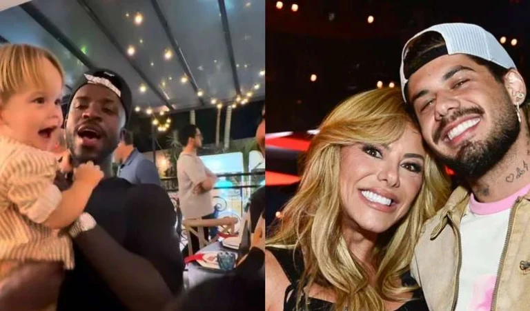‘Pai é…’: Poliana Rocha, mãe de Zé Felipe, faz publicação após foto de Vini Jr. com filho de Virginia no colo e movimenta a web