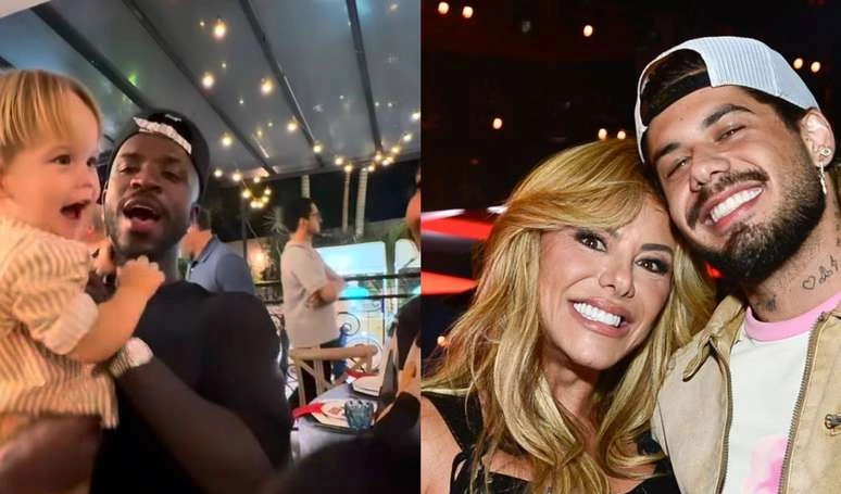 'Pai é...': Poliana Rocha, mãe de Zé Felipe, faz publicação após foto de Vini Jr. com filho de Virginia no colo e movimenta a web