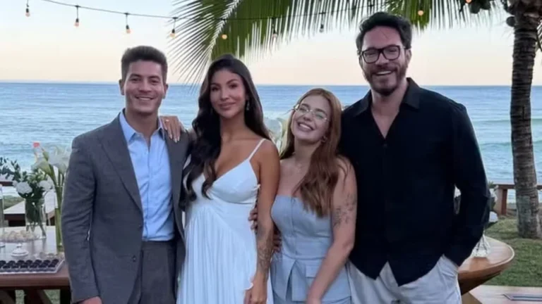 Entenda o motivo de Viih Tube ter chegado molhada em casamento de Arthur Aguiar