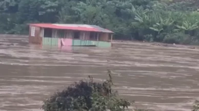 Vídeo mostra casa sendo levada pela água do Rio Taquari, no RS