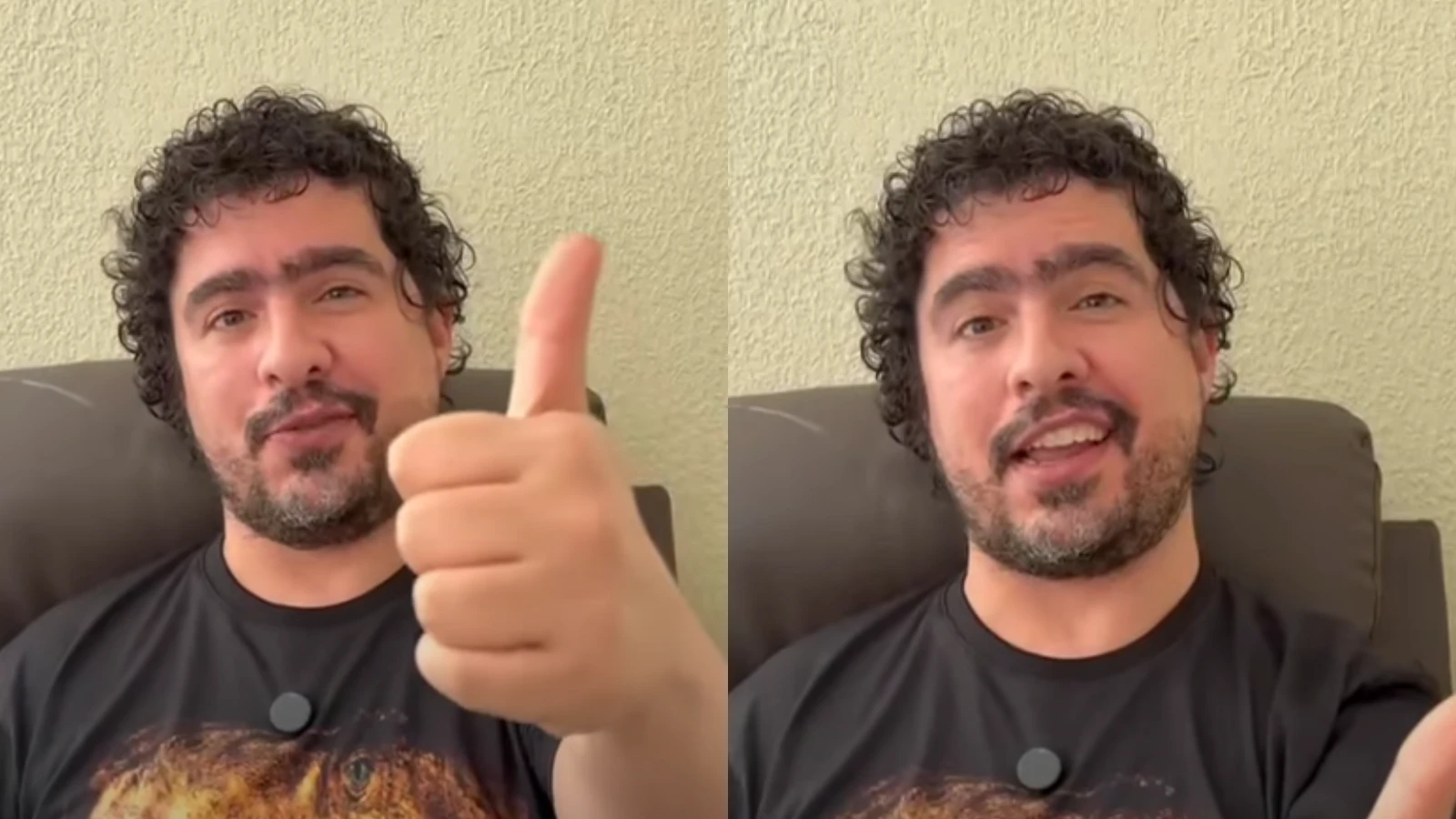 Mais de 1 ano após AVC, Pirulla aparece em vídeo e atualiza estado de saúde