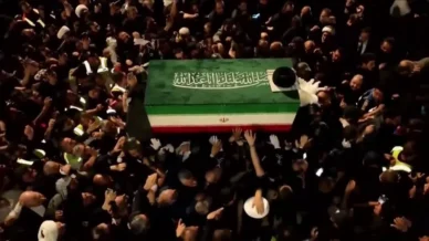 Corpo de Ali Khamenei chega no Iraque e é recebido por primeiro-ministro