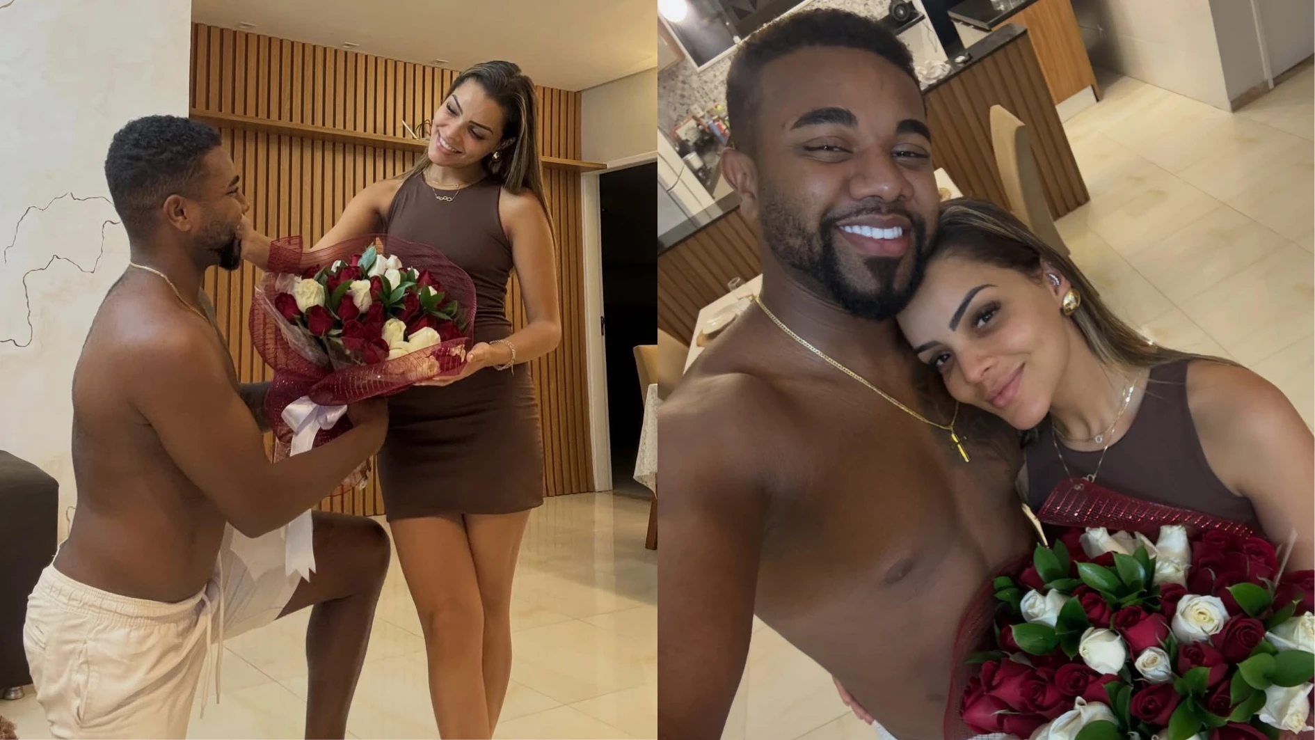 Em meio a polêmica com família, Davi se declara à esposa: 
