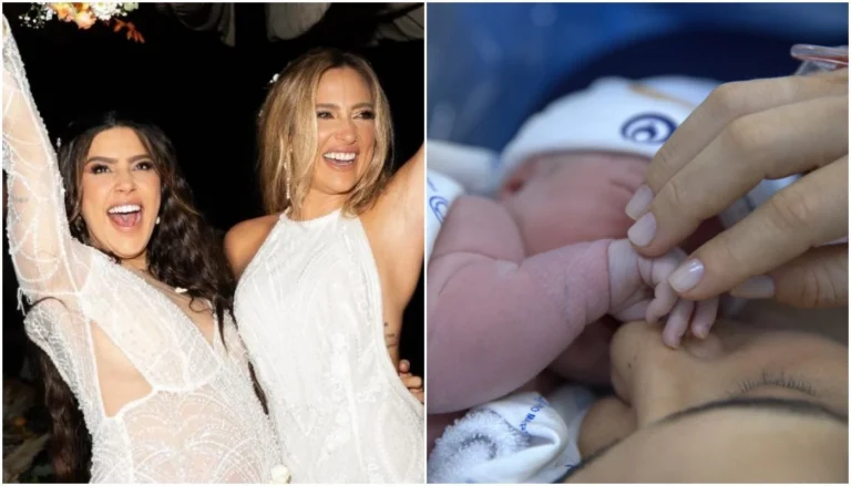 Nasce primeiro filho de Lauana Prado; veja fotos