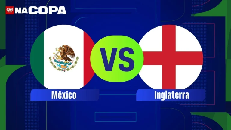 México x Inglaterra: horário e onde assistir à Copa do Mundo