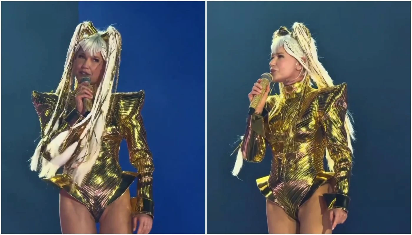 Xuxa rebate críticas por look cavado em show: 