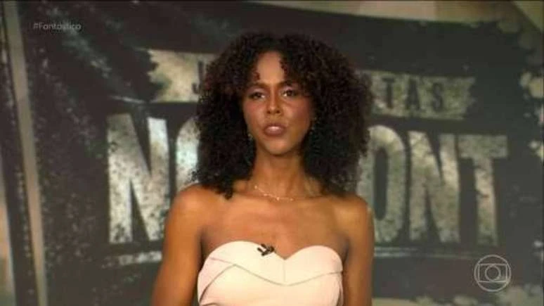 Maju Coutinho ganha surpresa no 'Fantástico' e surpreende com despedida para as férias