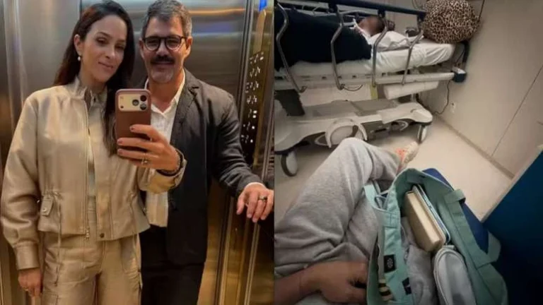 Grave? Filha de Juliano Cazarré é internada e esposa do ator suplica: ‘Reze com a gente’