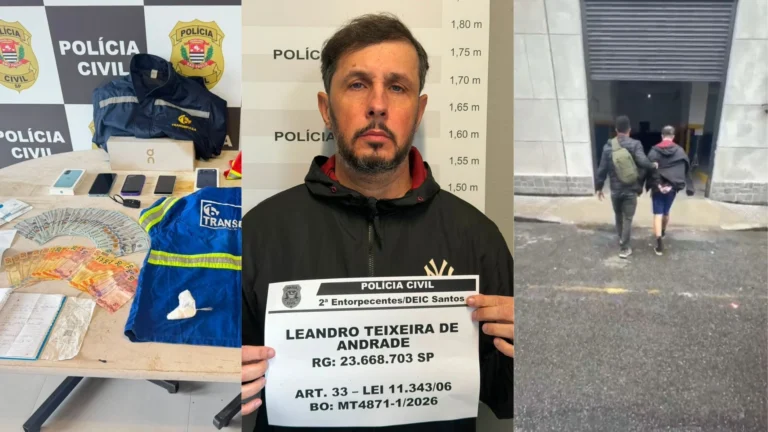 Polícia Civil prende traficante do PCC ligado a André do Rap em Santos
