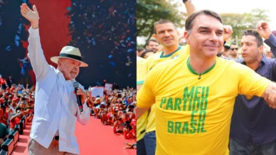 Quaest: em Alagoas, Lula tem 44% e Flávio Bolsonaro, 29%, no 1º turno