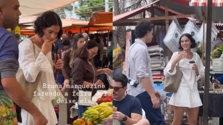 Bruna Marquezine e Shawn Mendes são vistos em feira no Rio de Janeiro; veja