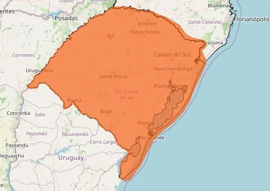 Brasil entra em alerta para tempestade e ventania de até 100 km/h