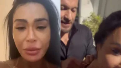 Mostrou tudo? Vestido de Gracyanne Barbosa arrebenta no meio de evento