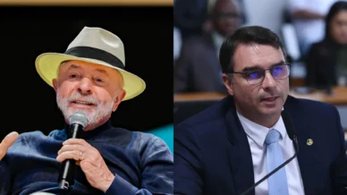 AtlasIntel/Bloomberg: Lula tem 43% no 1º turno; Flávio, 37,4%