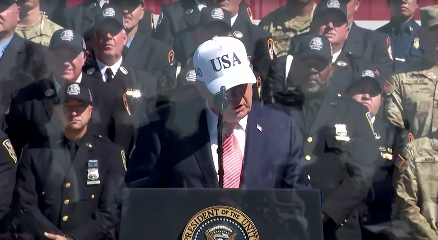Trump defende guerra contra o Irã em homenagem a heróis do 11 de setembro
