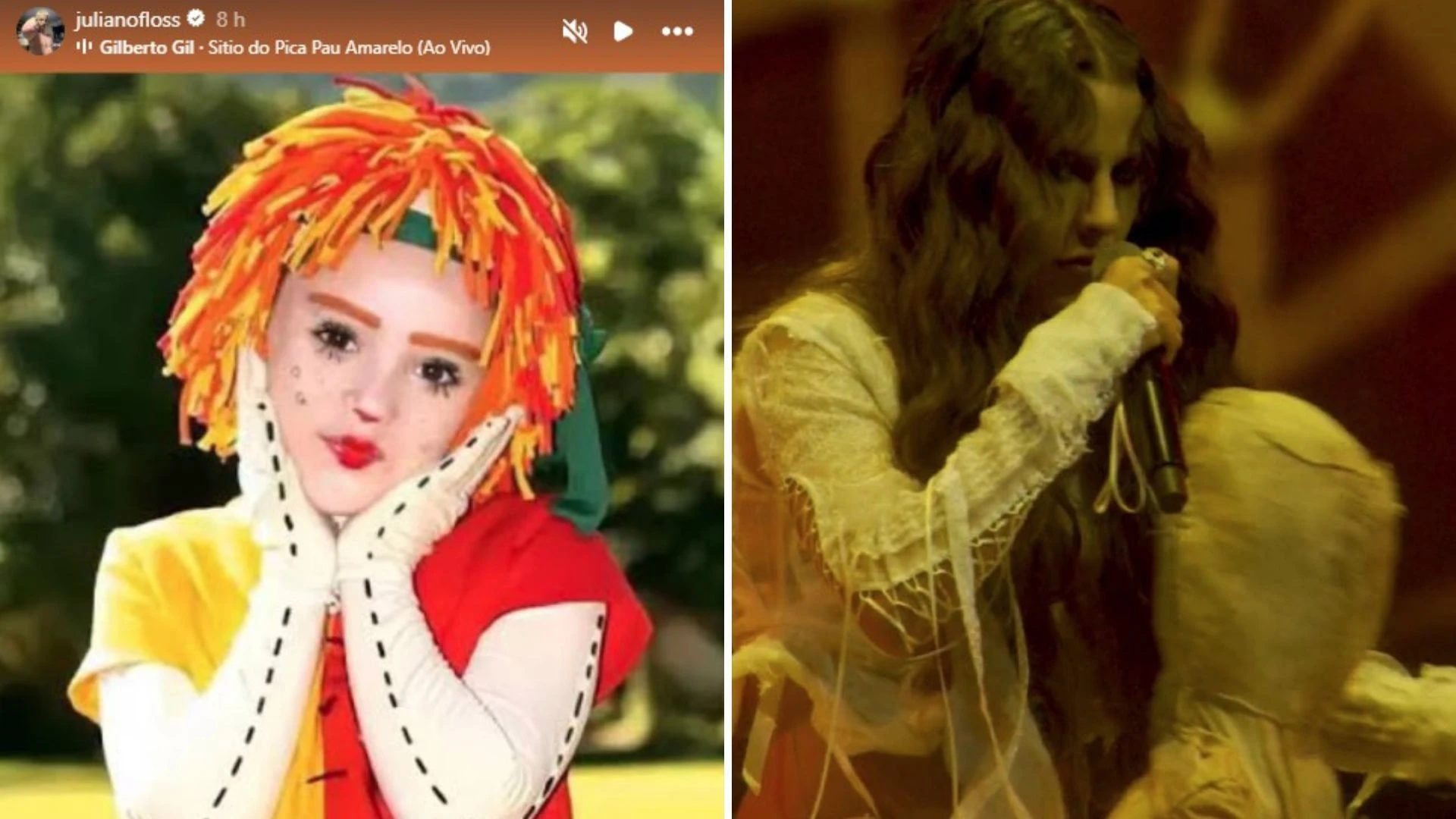 Web vê indireta de Juliano Floss após Marina Sena rasgar boneco no palco