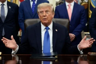 Trump diz que há uma 