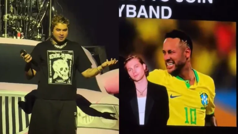 Banda australiana exibe Neymar em telão e se surpreende com vaias no Brasil