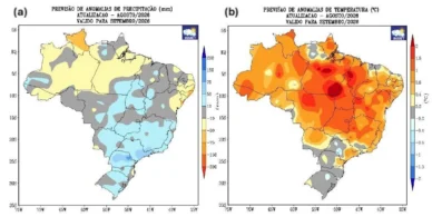 Setembro terá calor acima da média e chuva irregular pelo Brasil, diz Inmet
