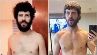 Diogo Defante mostra transformação física após retirada de tumor