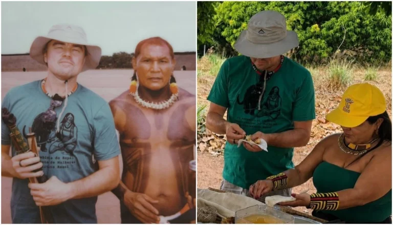 Leonardo DiCaprio abre álbum de fotos no Brasil após visita ao Pantanal