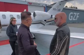 Helicóptero desaparece em SC com o cantor Rick e o empresário Bruno Avelar