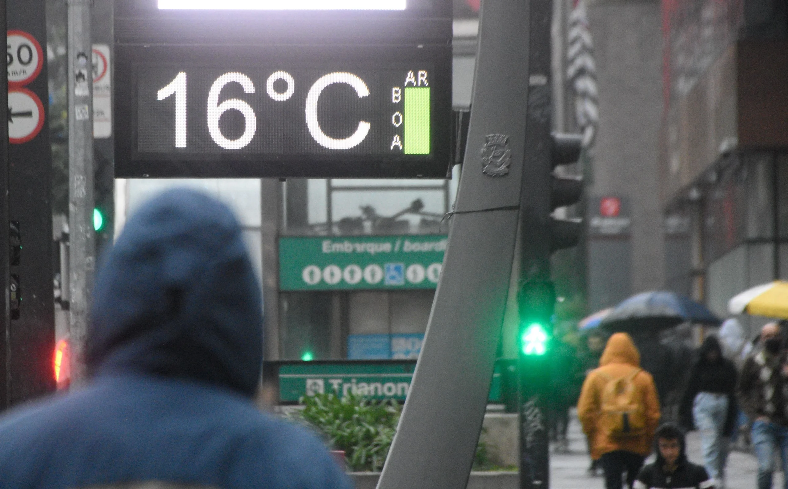 São Paulo terá domingo (6) de chuva e queda acentuada nas temperaturas