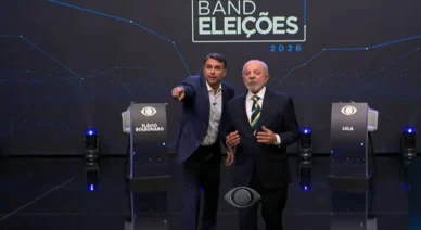 Debate tem gritaria e interrupção nas considerações finais de Lula e Flávio