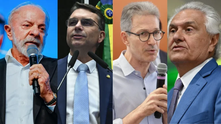 Datafolha: em MG, Lula tem 42%; Flávio, 36%; Zema e Caiado, 4% cada
