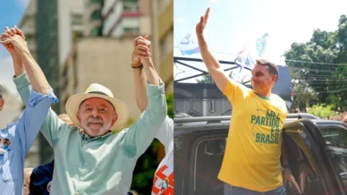 A quatro dias do 2º turno, Flávio e Lula buscam indecisos em estados-chave