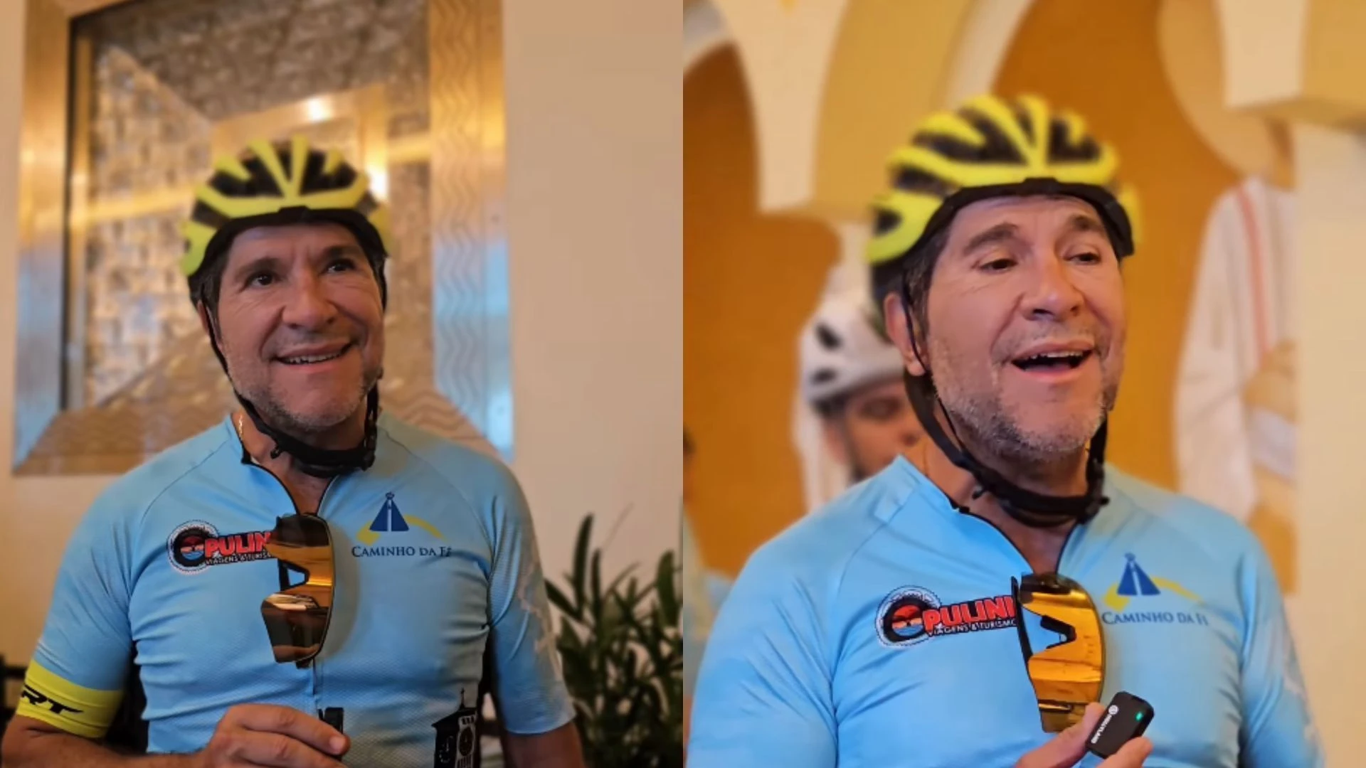 Daniel pedala mais de 300 km para chegar a Aparecida