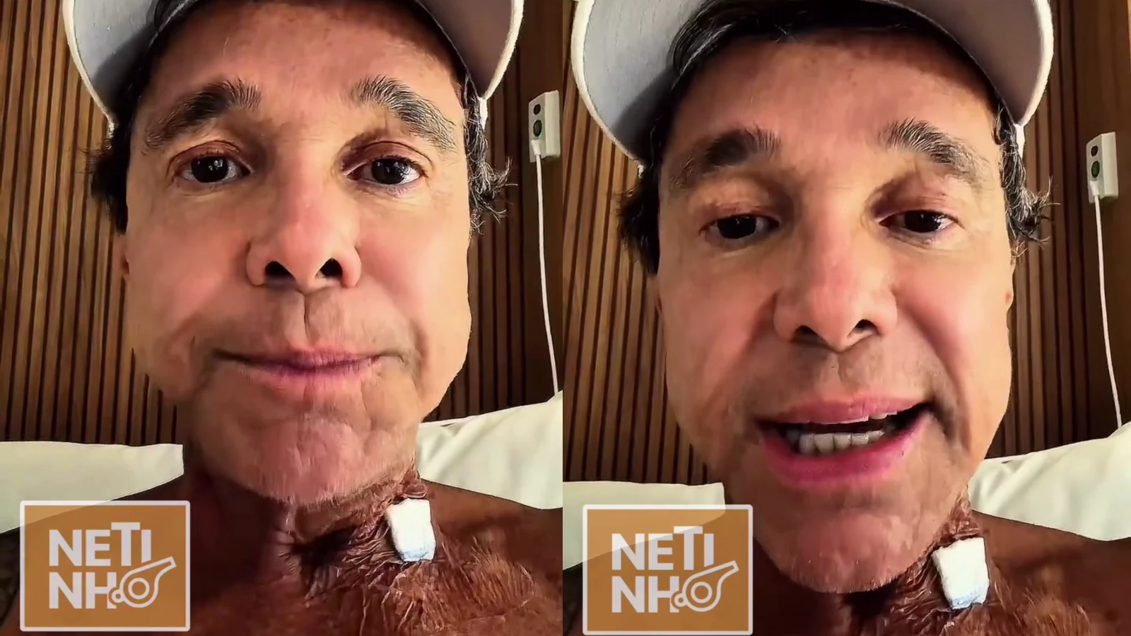 Netinho se afasta das redes e revela nova internação após volta de linfoma