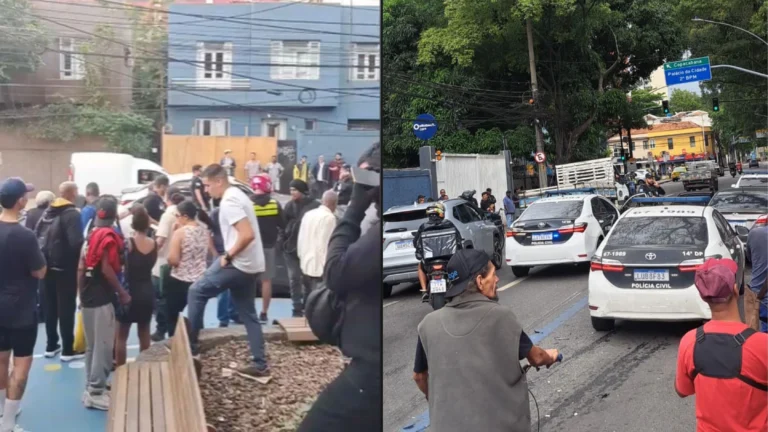 Perseguição policial termina em tiroteio e interdita rua na zona Sul do Rio