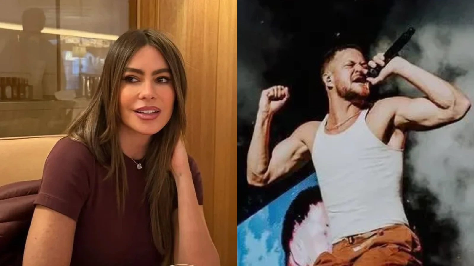 Sofía Vergara é flagrada em jantar romântico com cantor do Imagine Dragons